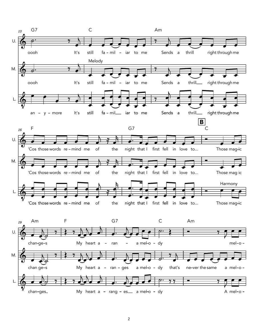 Those Magic Changes 3-Part scores gallery preview page 2