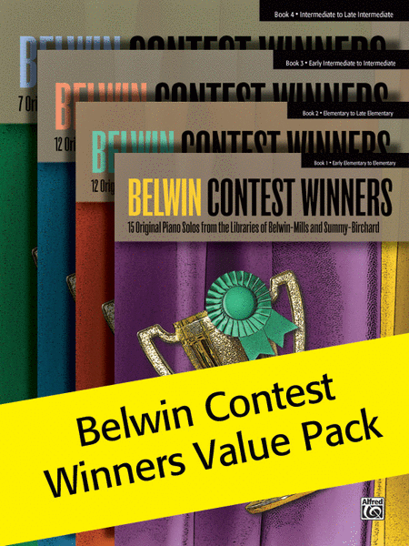 Belwin Contest Winners, Books 1-4 (Value Pack)