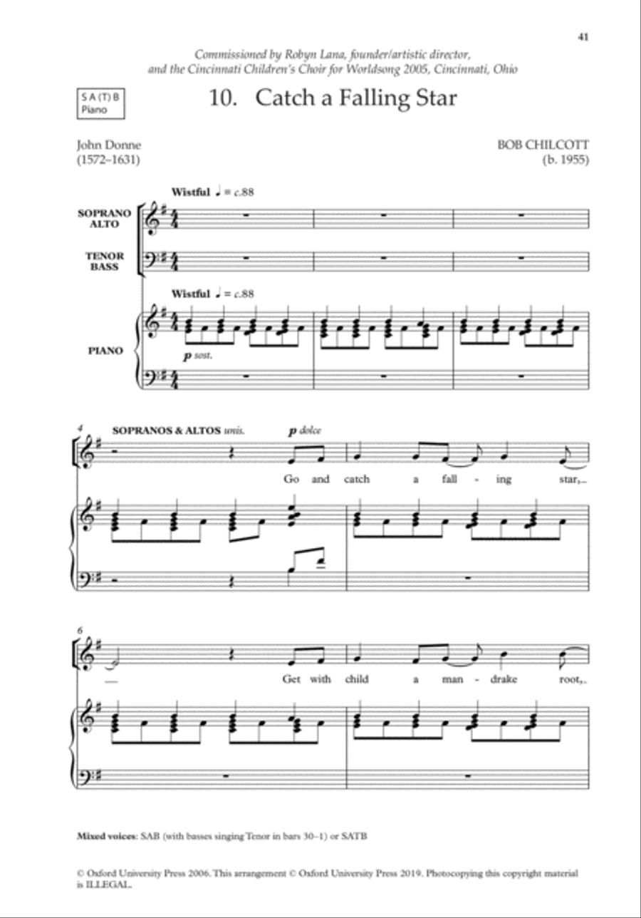 The Oxford Book of Flexible Choral Songs Unison Choir scores gallery preview page 4