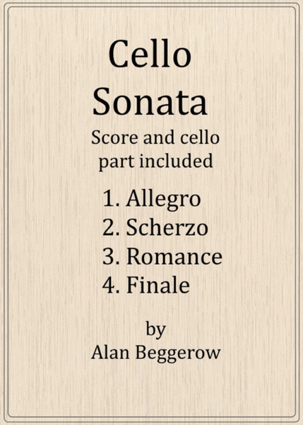 Cello Sonata No. 1 image number null