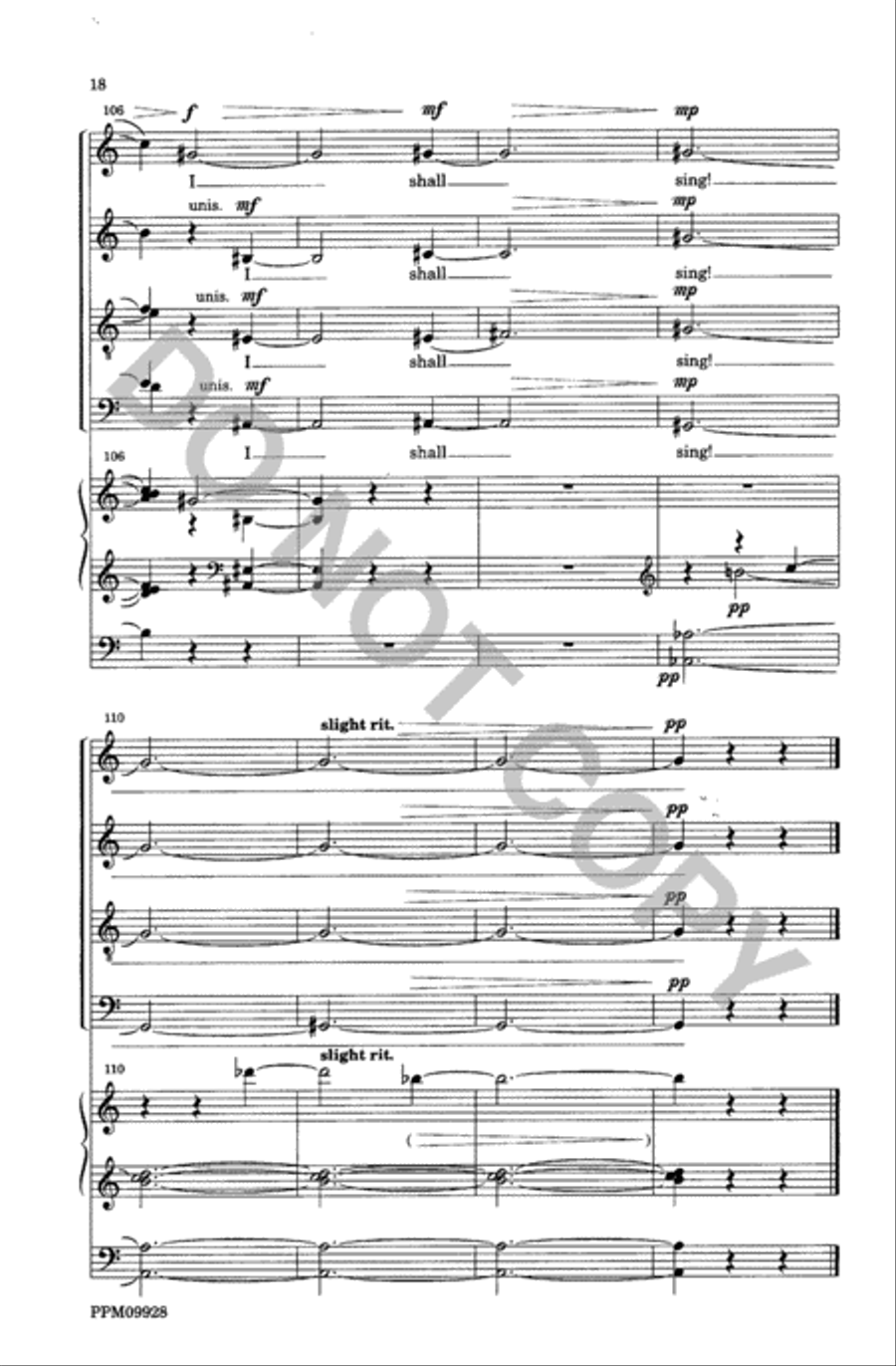 It is to God I Shall Sing Divisi scores gallery preview page 19