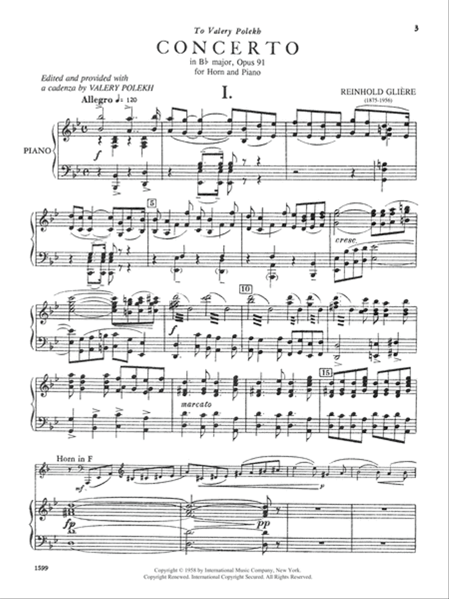 Concerto in B flat major - Opus 91 Piano Accompaniment scores gallery preview page 2