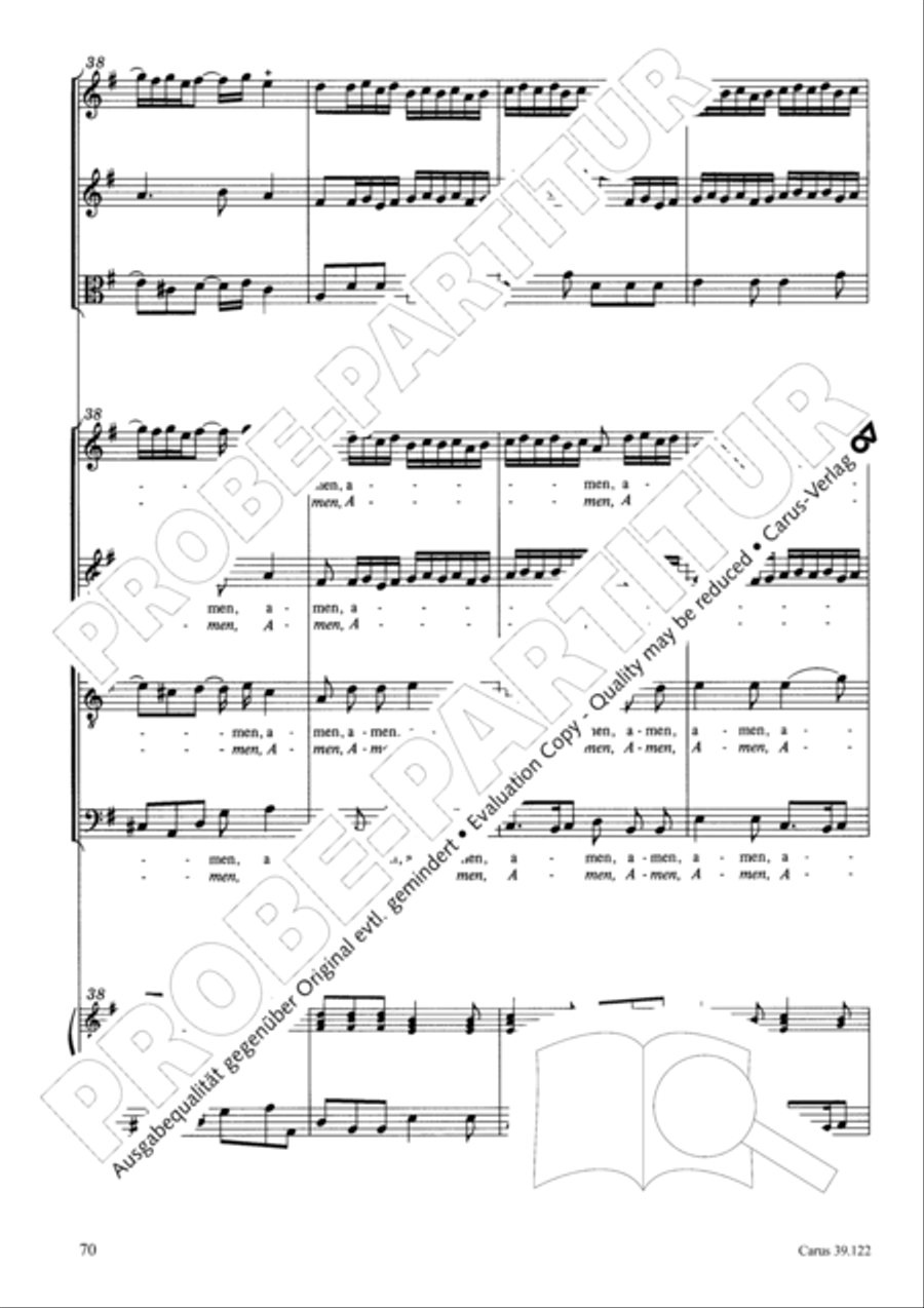 All my spirit exalts (With my spirit I praise the Lord) 4-Part scores gallery preview page 71