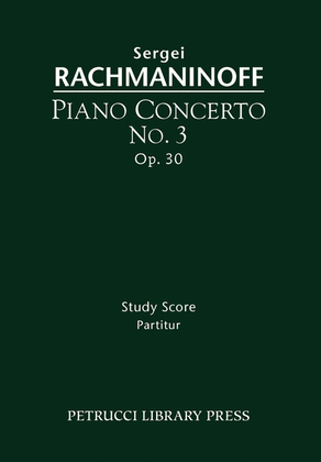 Book cover for Piano Concerto No.3, Op.30