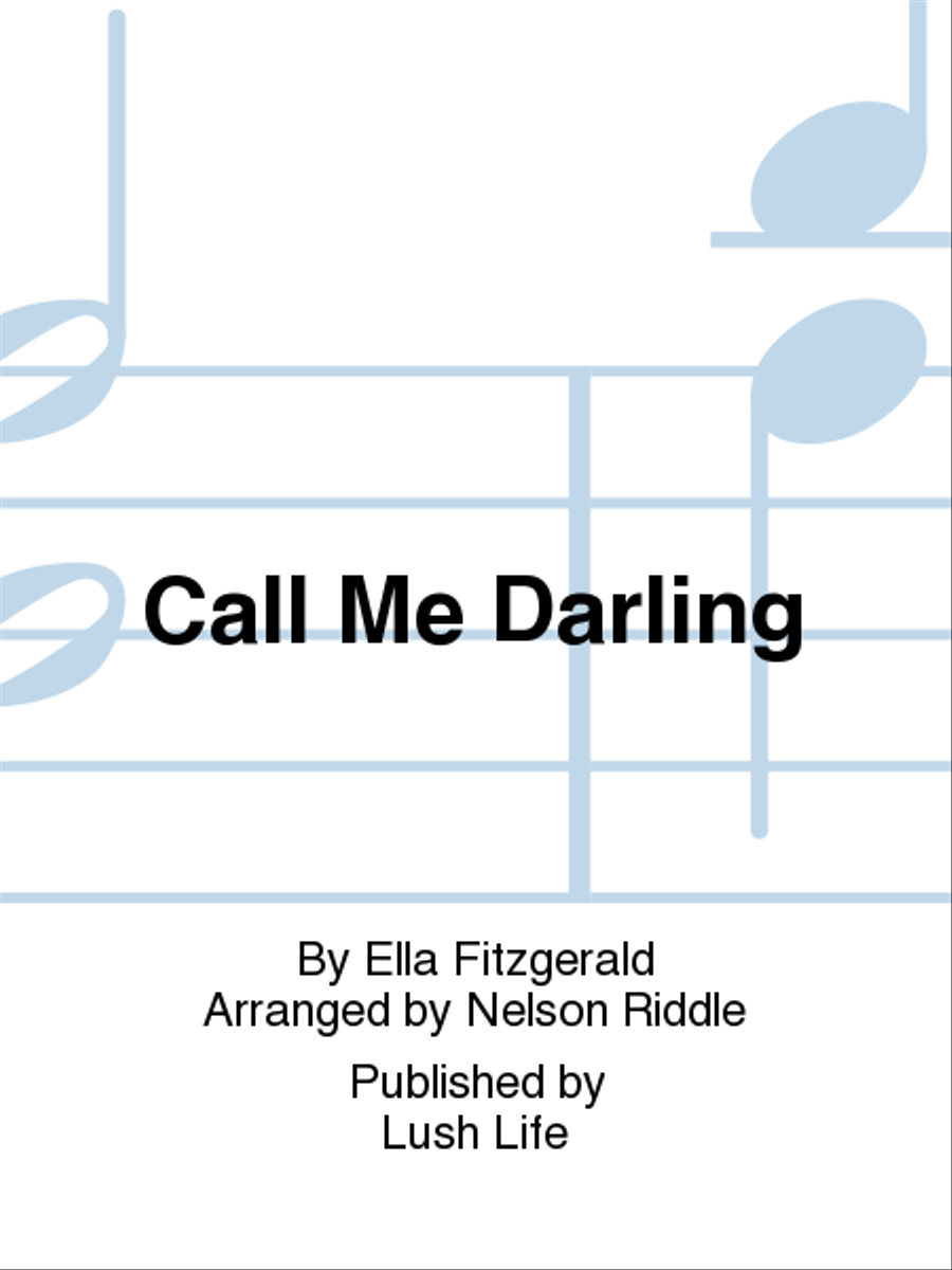 Call Me Darling Big Band scores gallery preview page 1