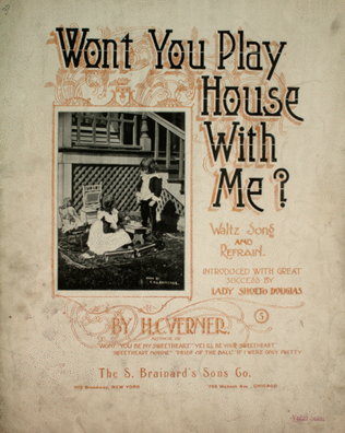 Book cover for Won't You Play House With Me? Waltz Song and Refrain