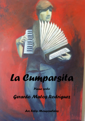 Book cover for La cumparsita for solo piano