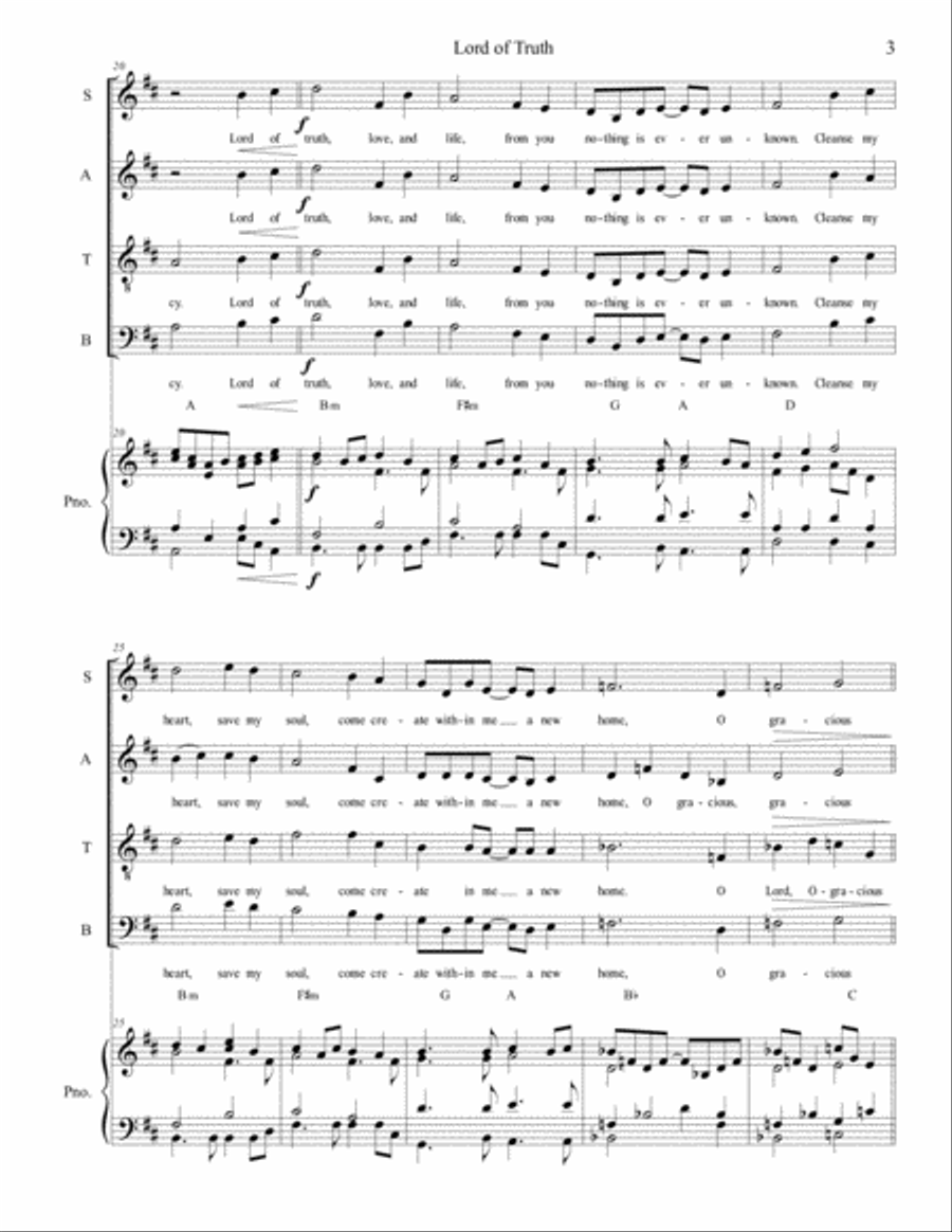 Lord of Truth 4-Part scores gallery preview page 4