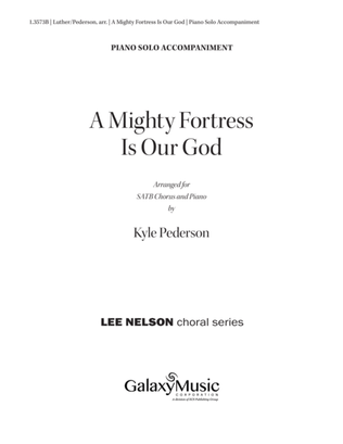A Mighty Fortress Is Our God (Downloadable Optional Piano Solo Accompaniment)