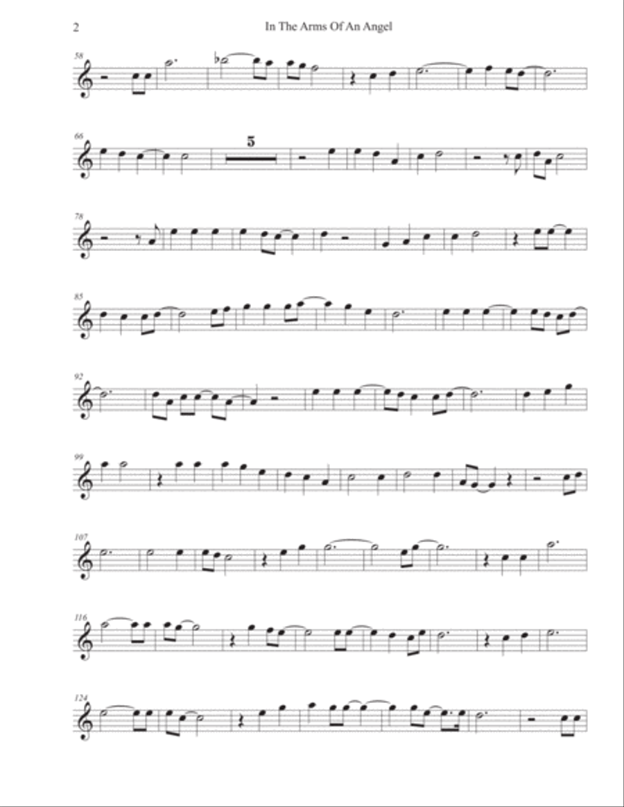 Angel Angel Alto Saxophone scores gallery preview page 2