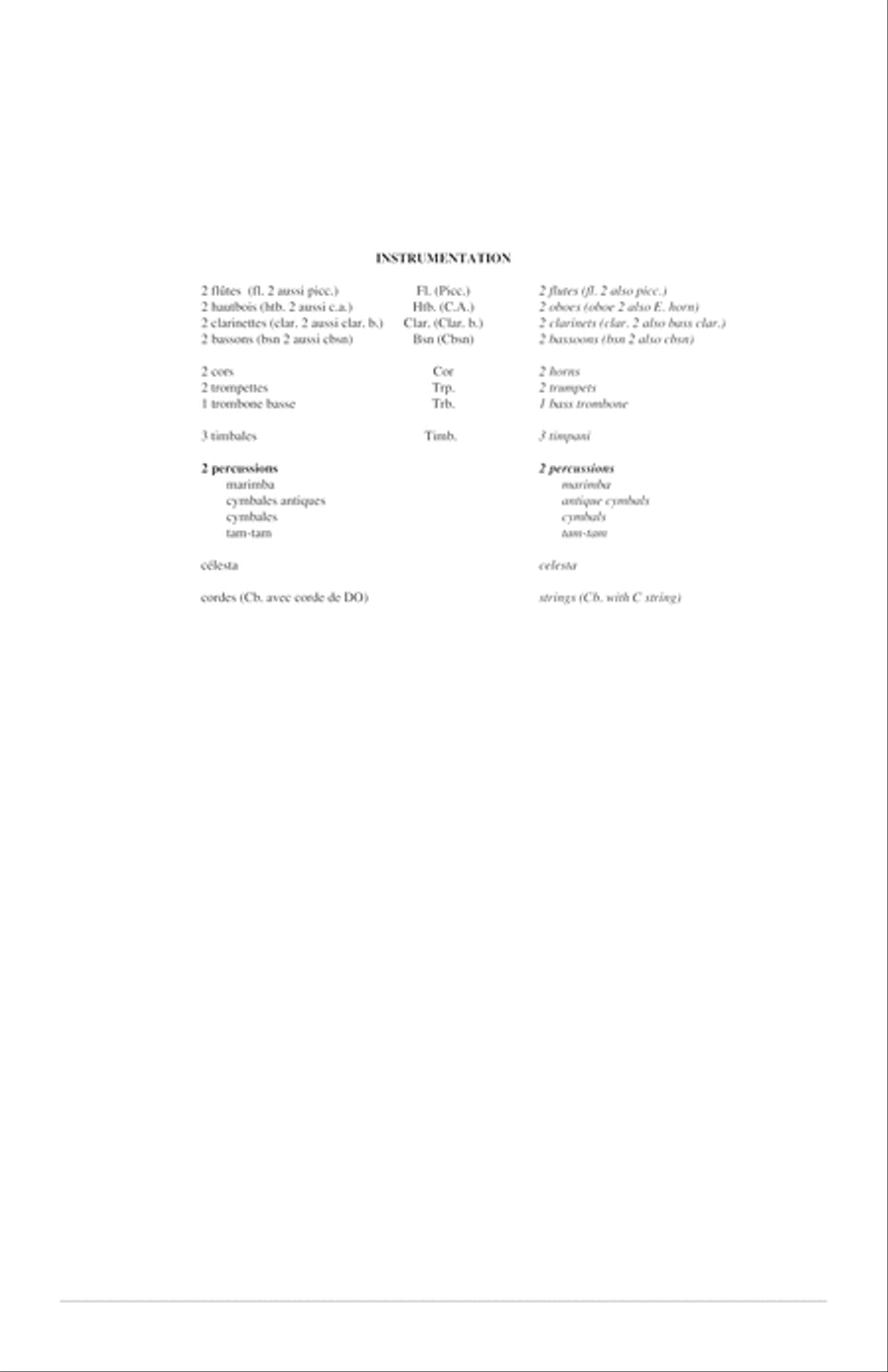 Hiver dans l'âme (baryton) Orchestra scores gallery preview page 4
