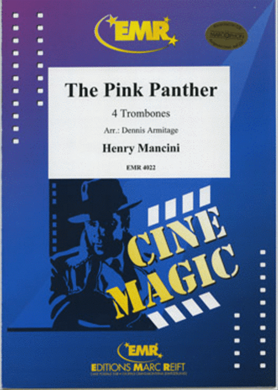 The Pink Panther by Henry Mancini Trombone Quartet - Sheet Music