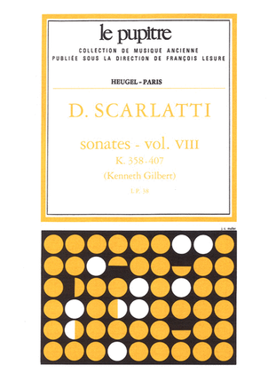 Book cover for Sonates Volume 8 K358 - K407