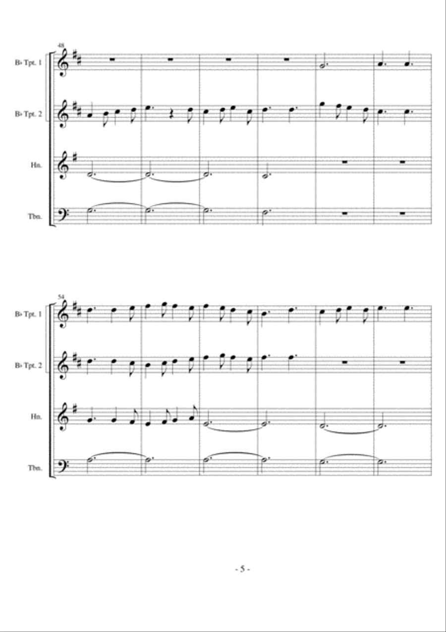 Tosto che L'alba - Ghirardello da Firenze Brass Ensemble scores gallery preview page 6