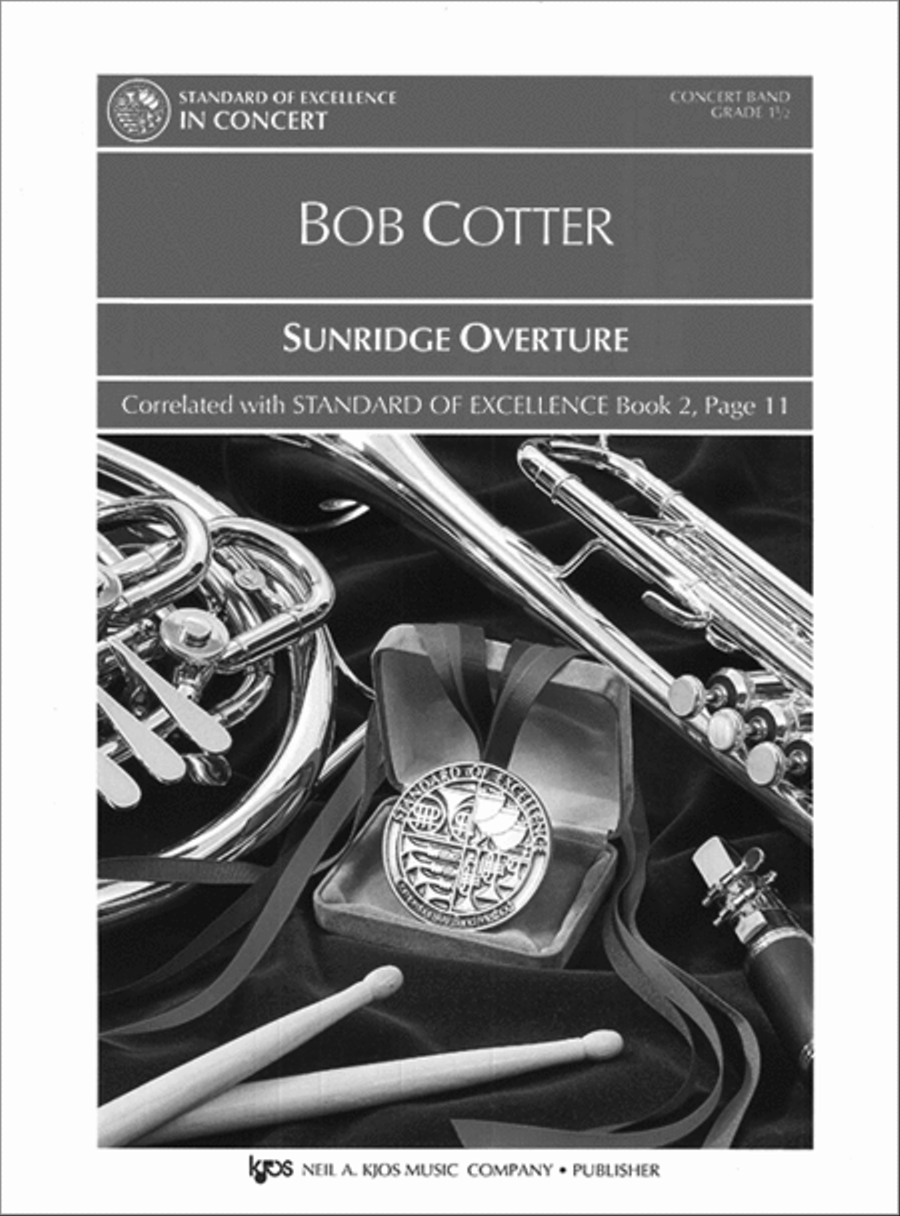 Sunridge Overture - Score Concert Band scores gallery preview page 1