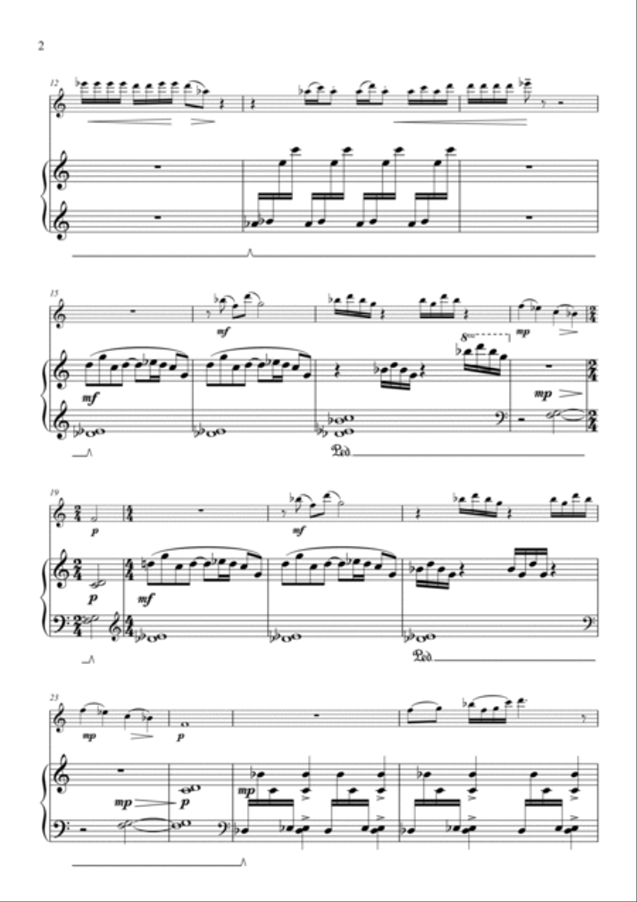 Floating Flute Solo scores gallery preview page 2
