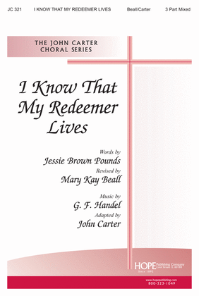 Book cover for I Know that My Redeemer Lives