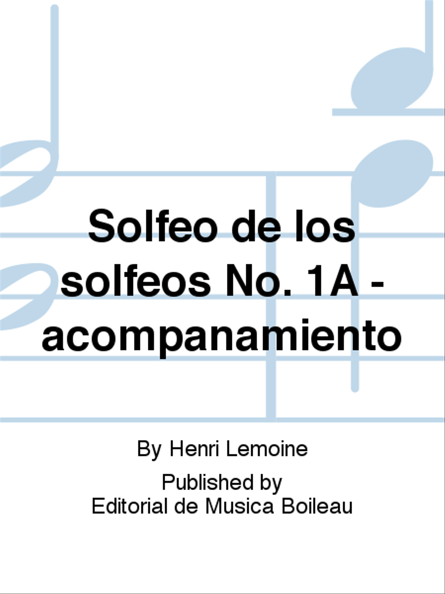 Solfeo de los solfeos No. 1A - acompanamiento School and Community scores gallery preview page 1