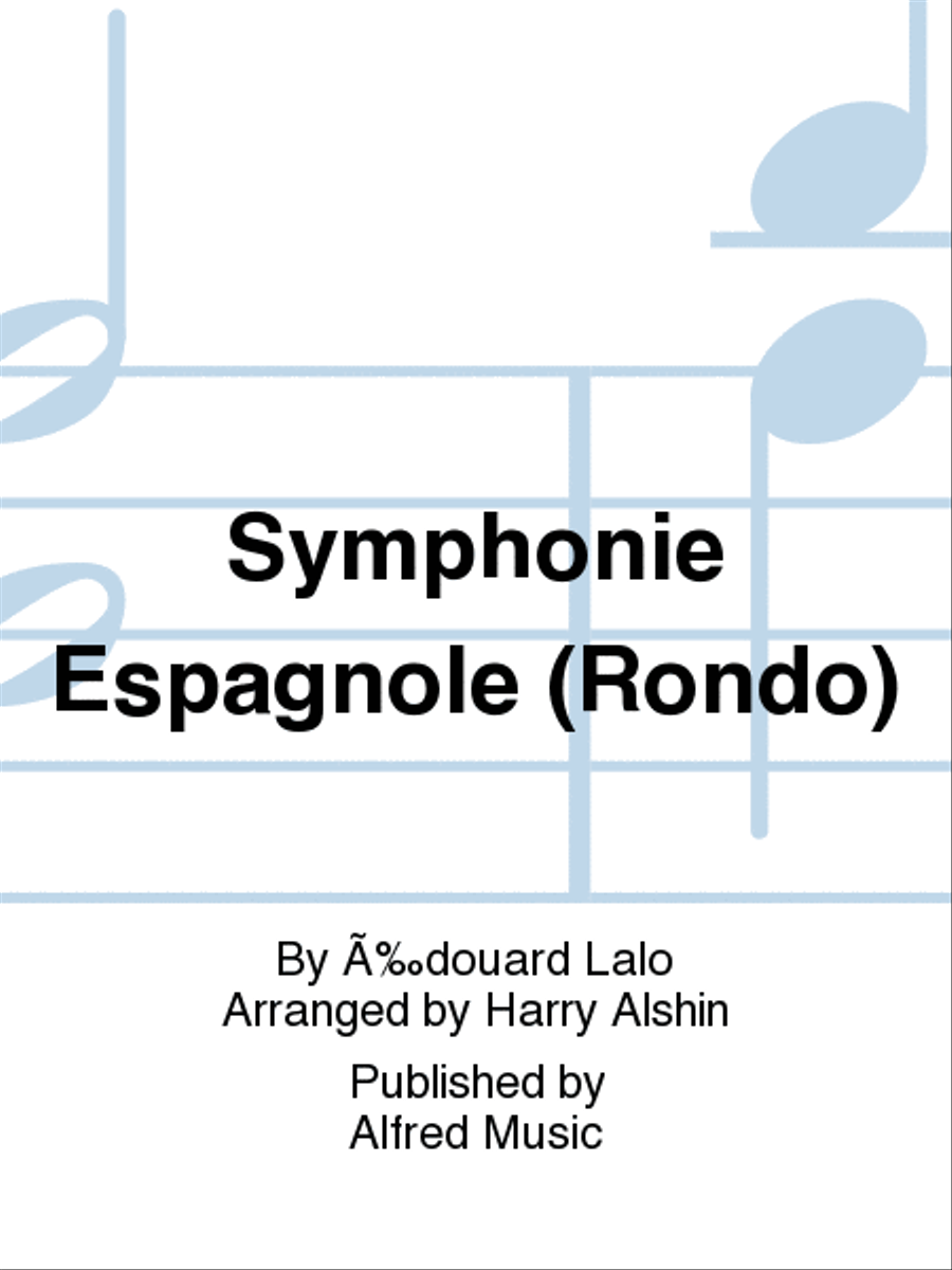 Symphonie Espagnole (Rondo) String Orchestra scores gallery preview page 1