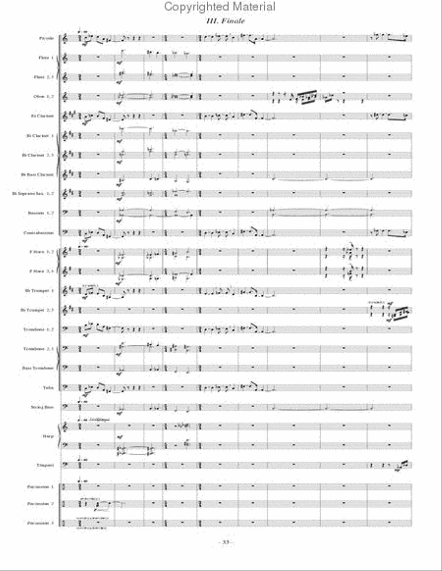 Music for Music - STUDY SCORE ONLY Concert Band scores gallery preview page 10