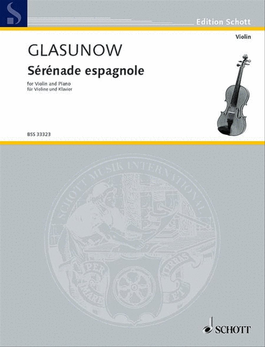 Book cover for Sérénade espagnole