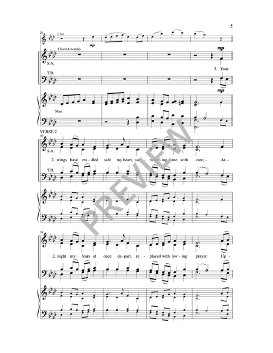 For You I Long 4-Part scores gallery preview page 11