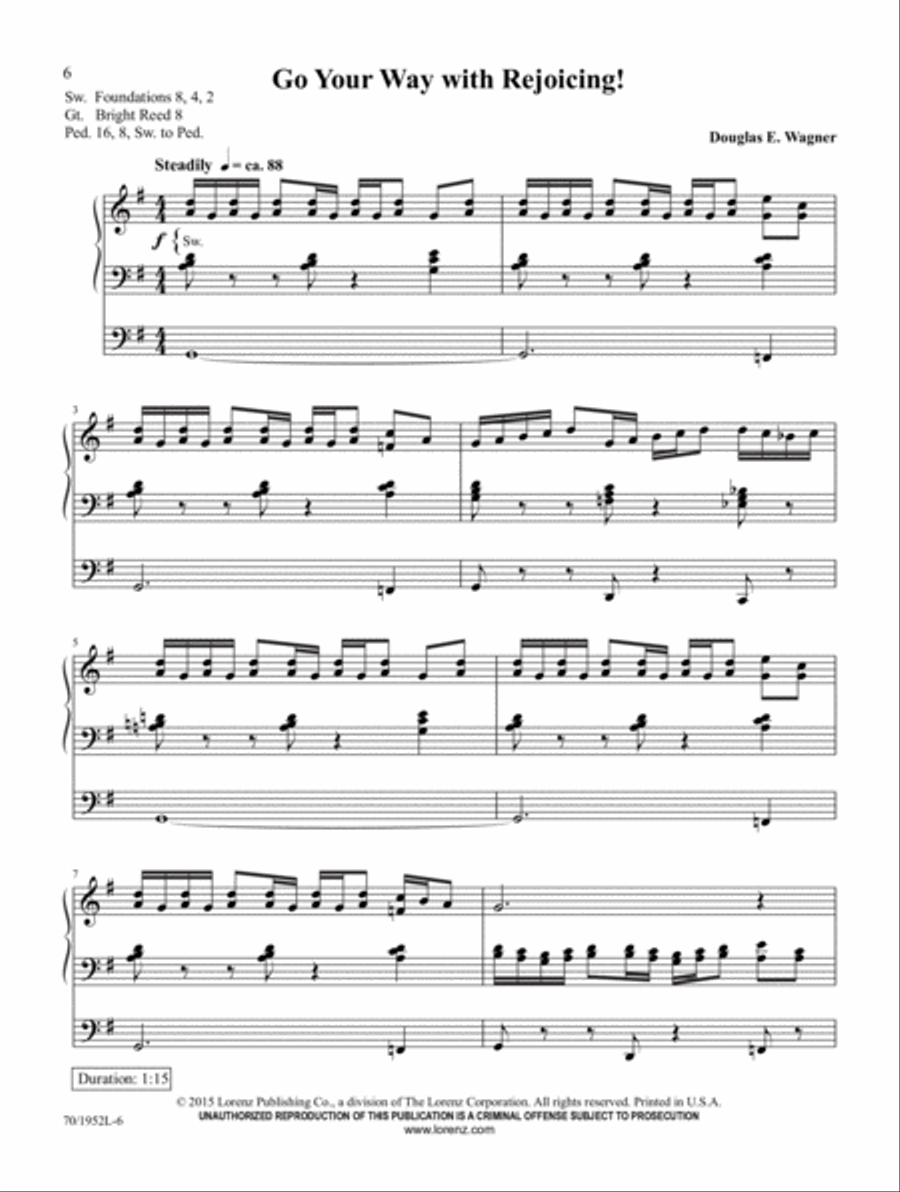 Music for Rejoicing Music for Rejoicing Organ Solo scores gallery preview page 3