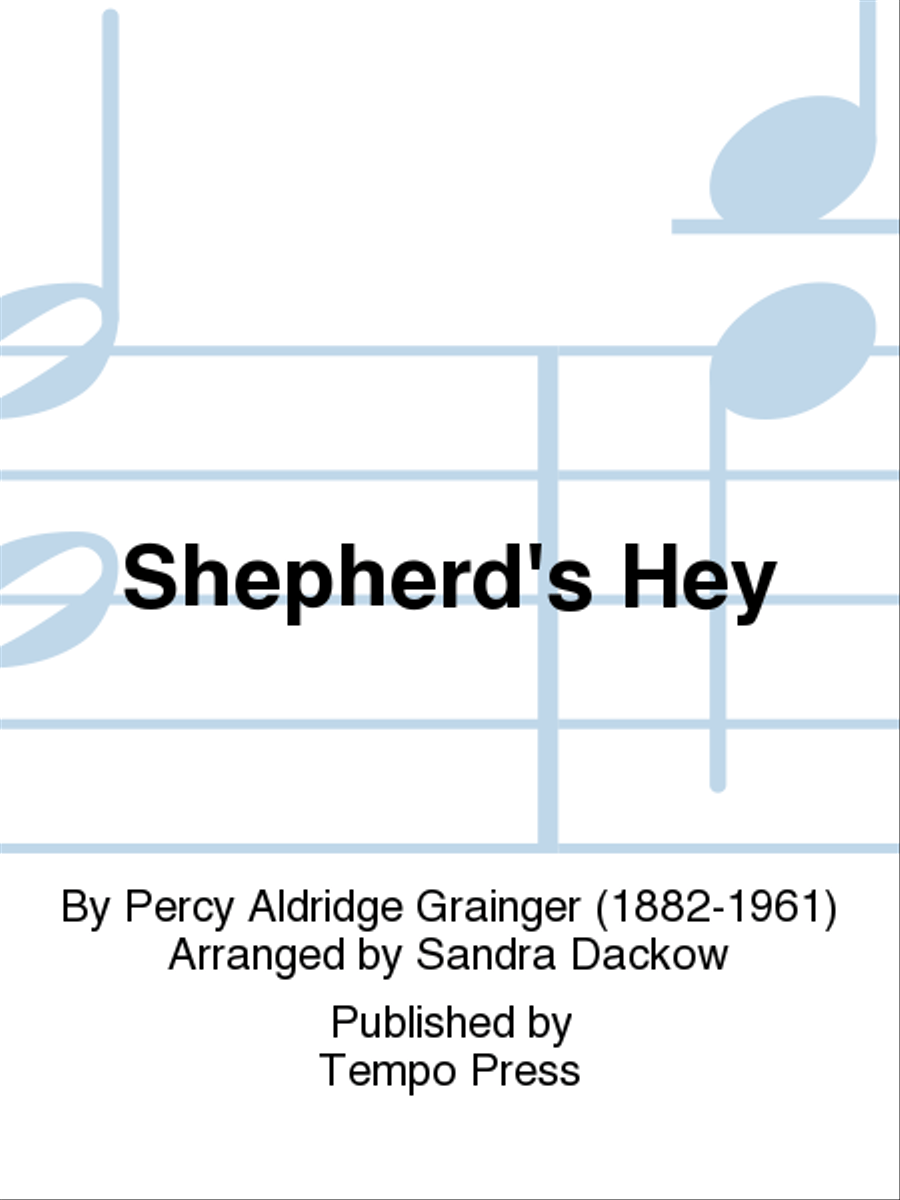 Shepherd's Hey by Percy Aldridge Grainger Orchestra - Sheet Music