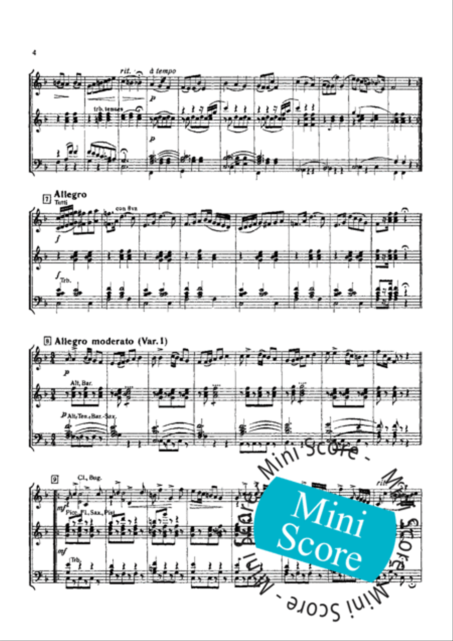 The Return Concert Band scores gallery preview page 7