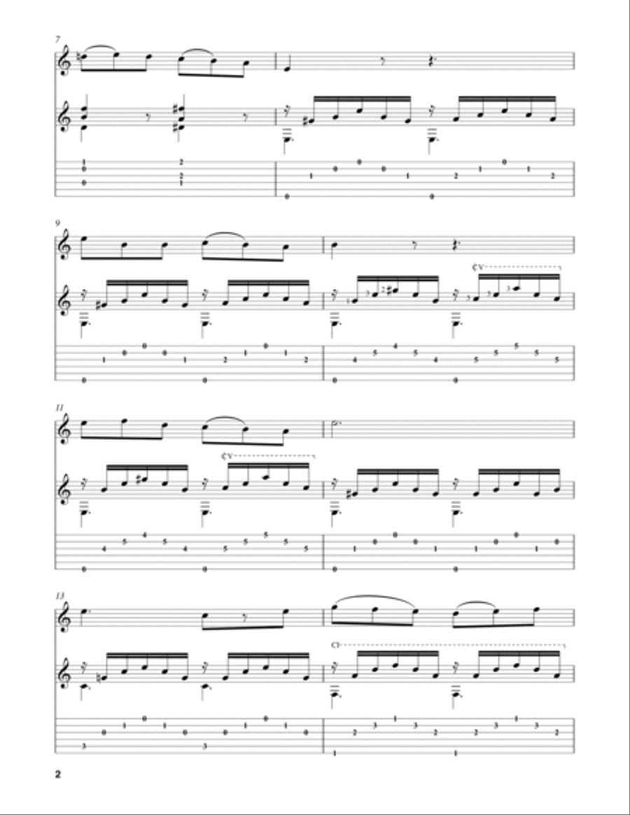 Una furtiva lagrima Flute scores gallery preview page 2