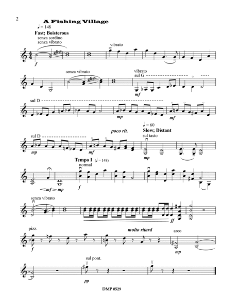 Impressions of Maine Impressions of Maine Violin Solo scores gallery preview page 3