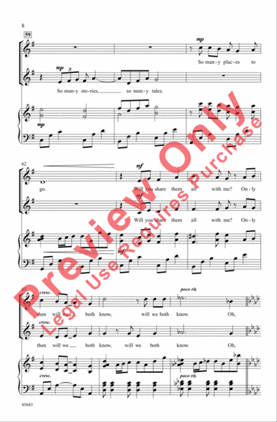 Stories of My Life Stories of My Life 2-Part scores gallery preview page 8