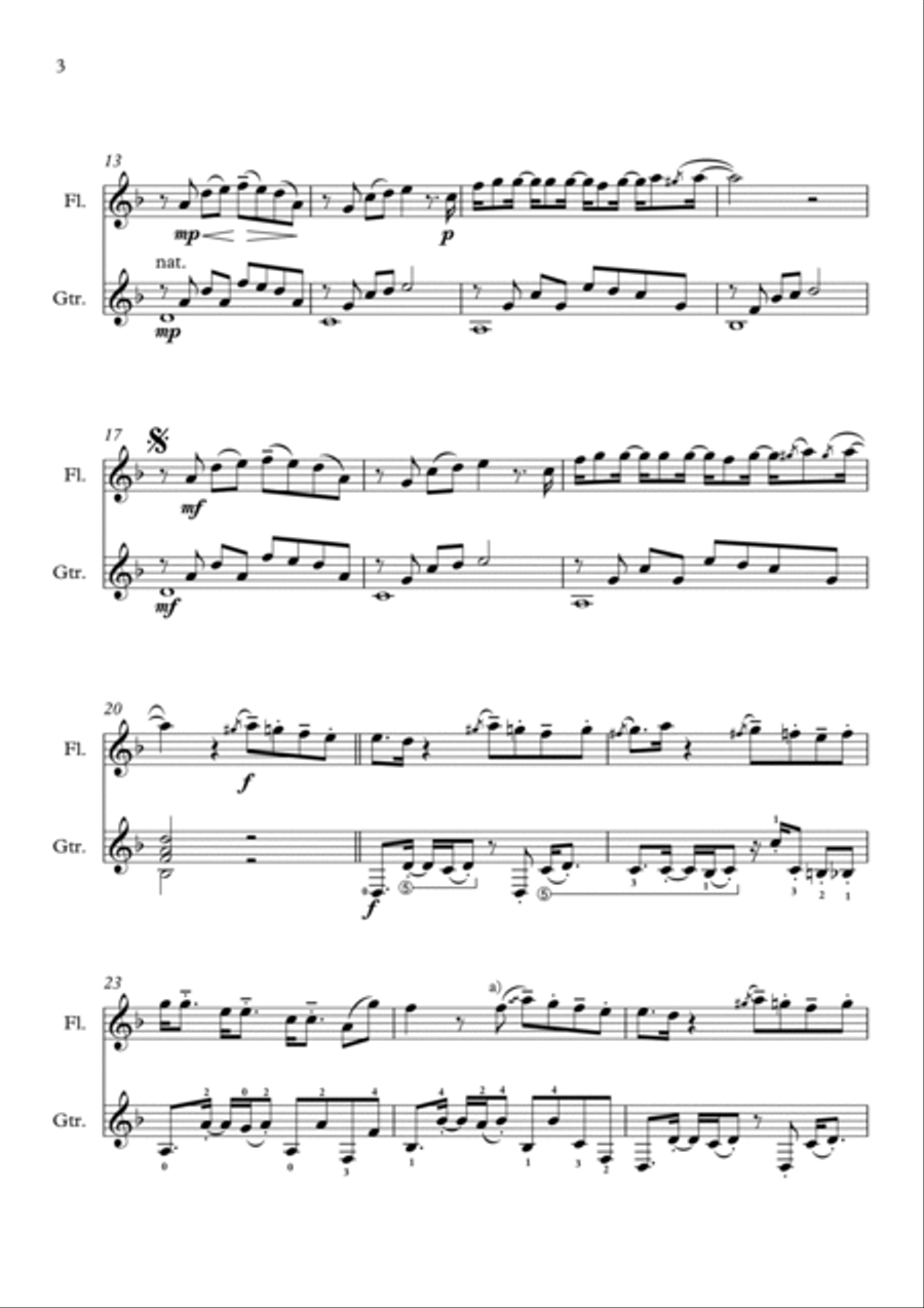 Attention Flute scores gallery preview page 6
