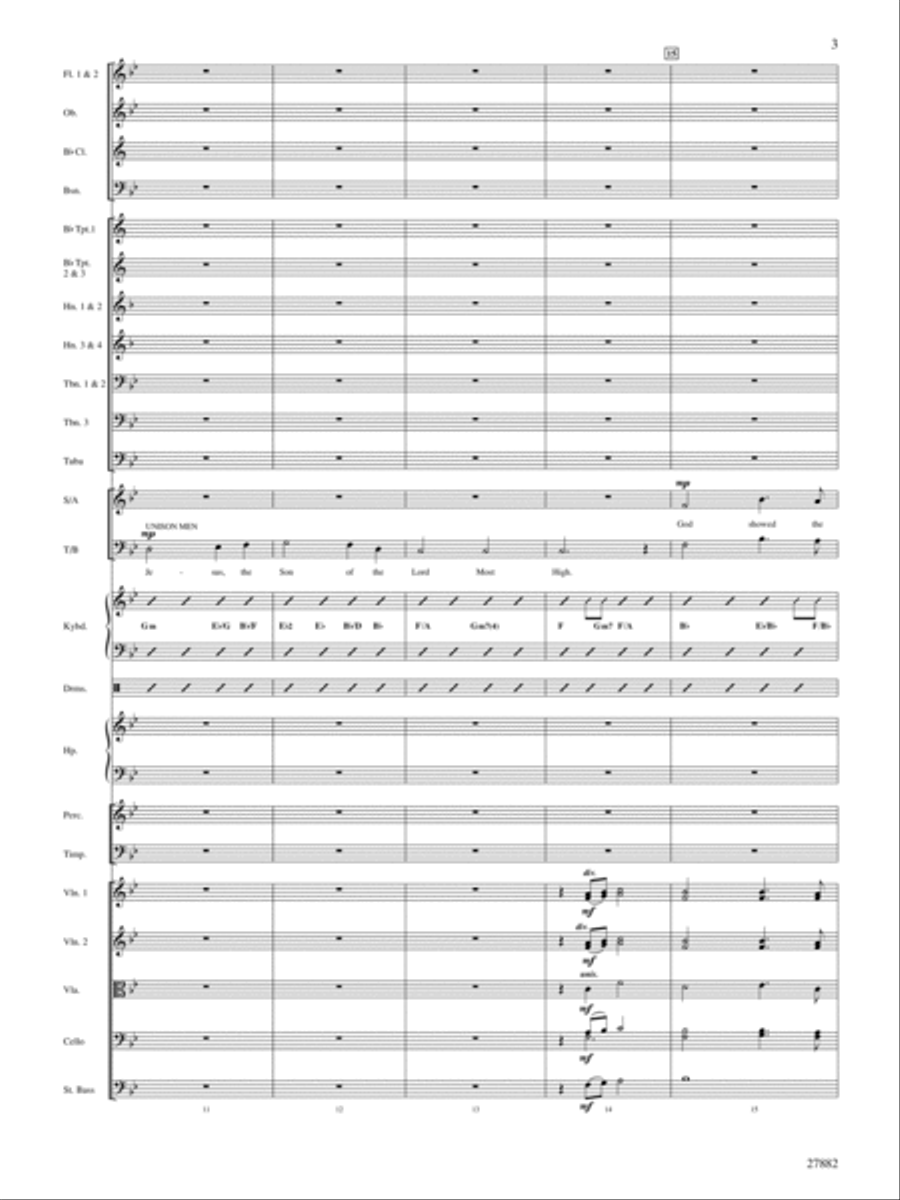 We Beheld His Glory Choir scores gallery preview page 4