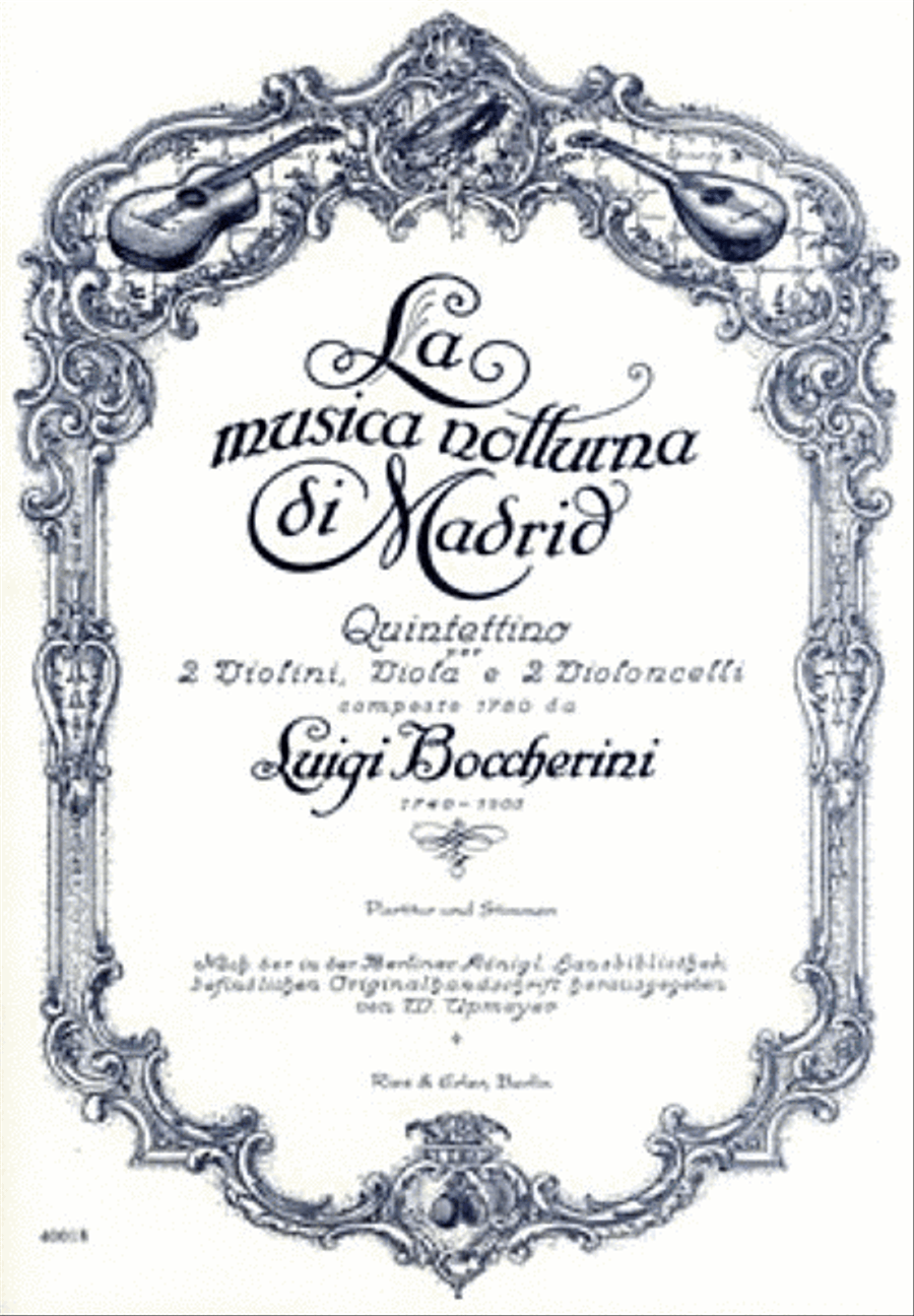 La musica notturna di Madrid String Quartet scores gallery preview page 1