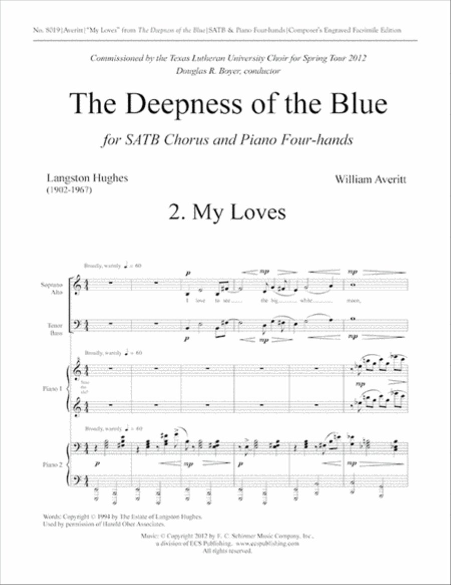 The Deepness of the Blue: 2. My Loves