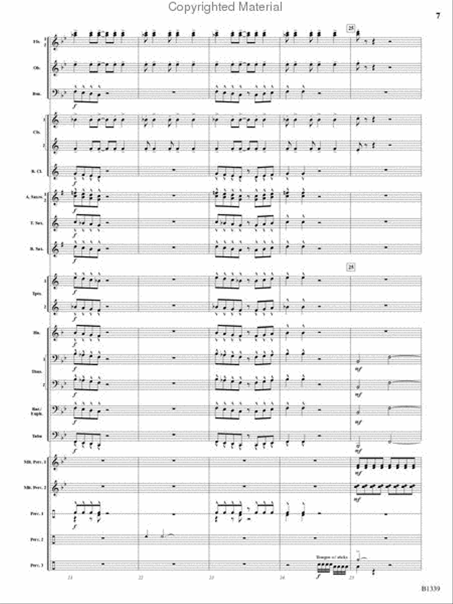 The Impossible Machine Concert Band scores gallery preview page 6