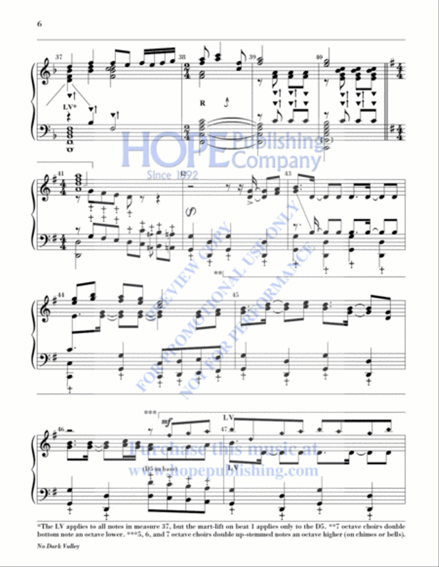 No Dark Valley 5-Octaves scores gallery preview page 7