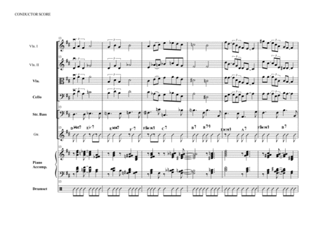 Latin Serenade For Jazz String Ensemble (Bossa Nova) image number null