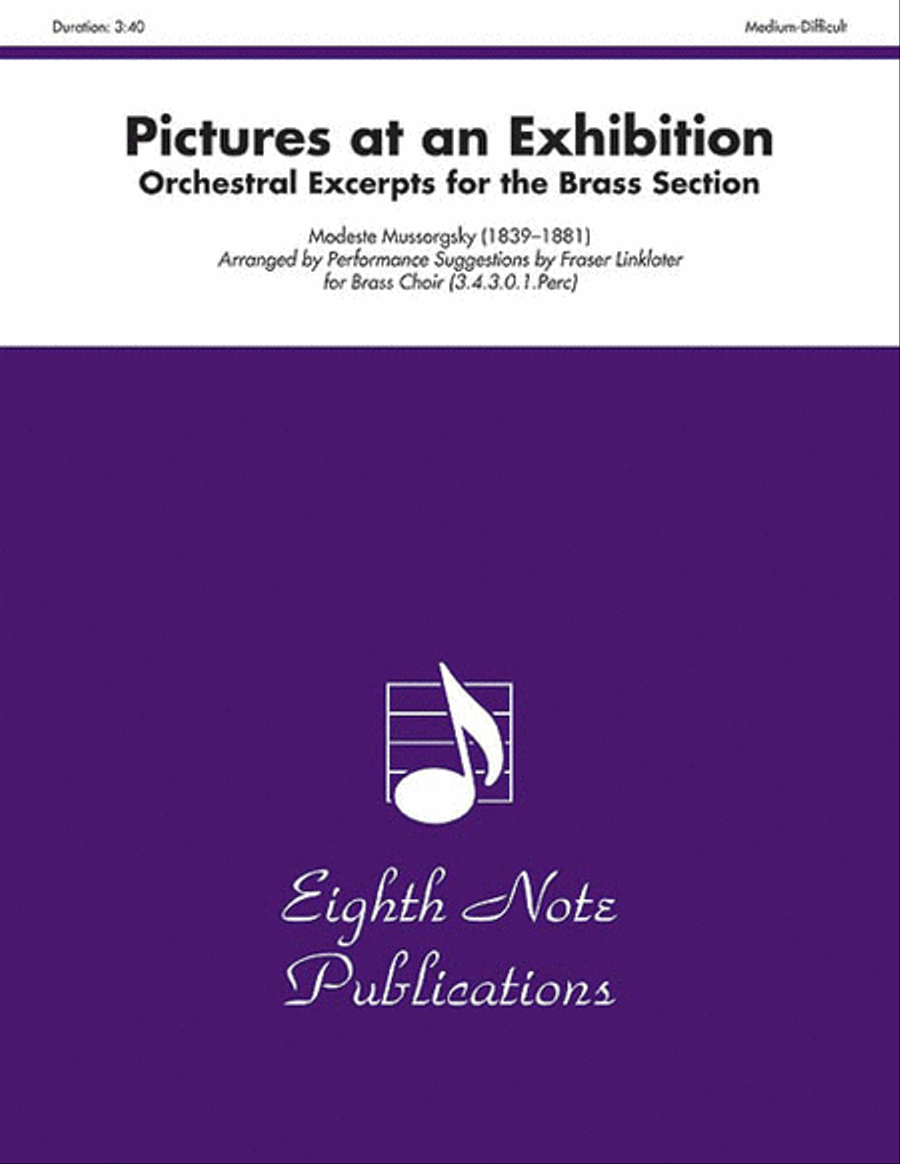 Pictures at an Exhibition Small Ensemble scores gallery preview page 1