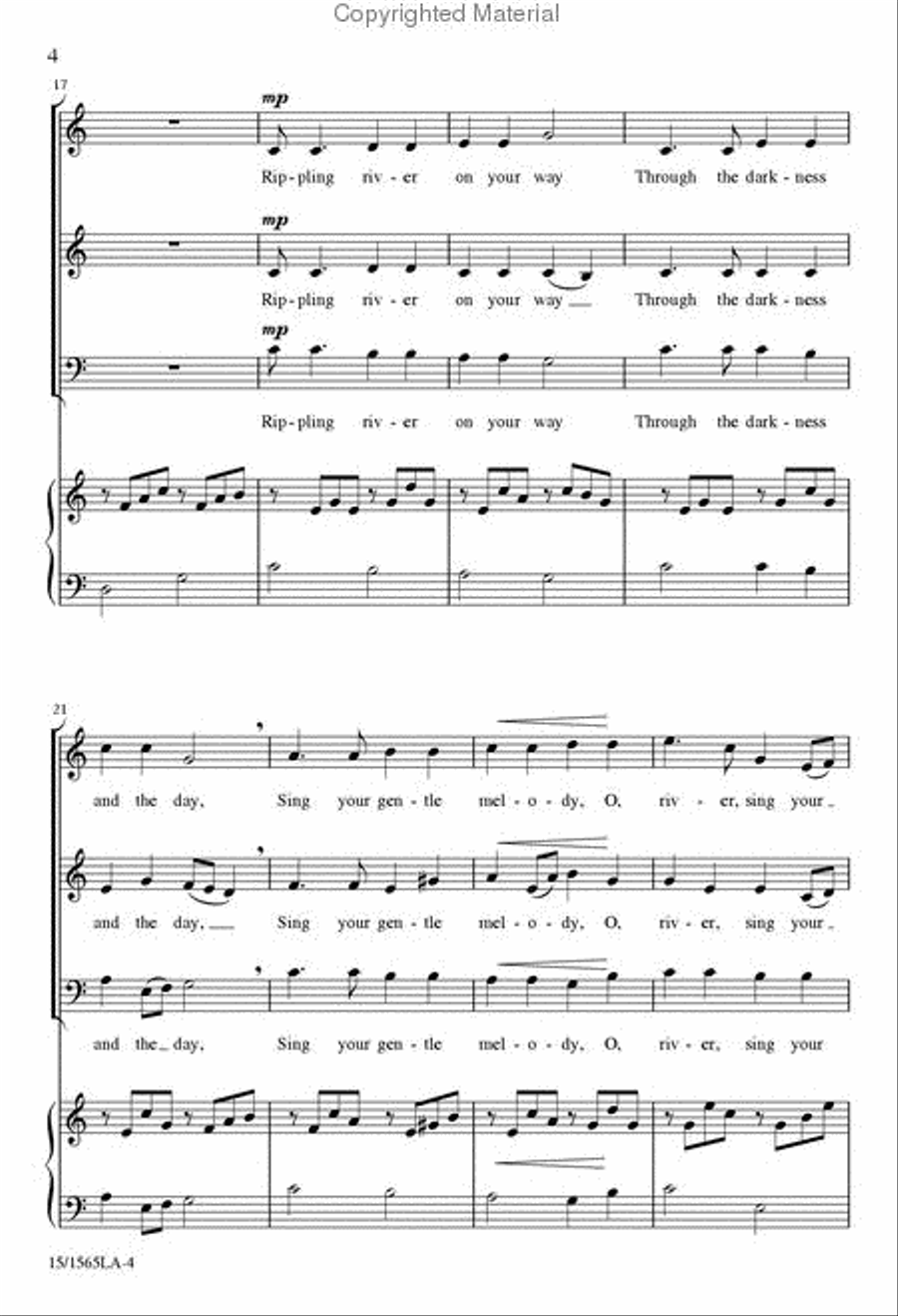 River, Sing Your Song River, Sing Your Song 3-Part scores gallery preview page 4