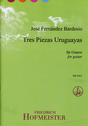 Book cover for Tres Piezas Uruguayas