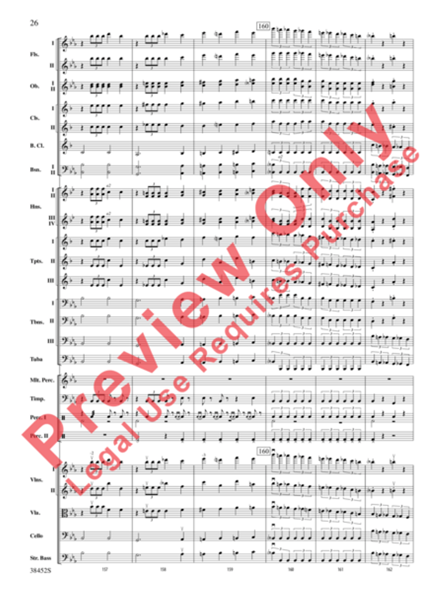 1812 Overture Full Orchestra scores gallery preview page 20