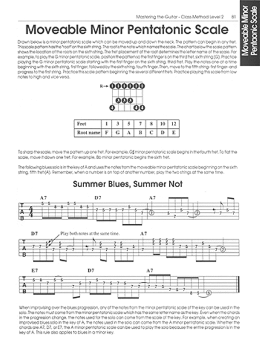 Mastering the Guitar Class Method Level 2 Mastering the Guitar Class Method Level 2 Lute scores gallery preview page 6