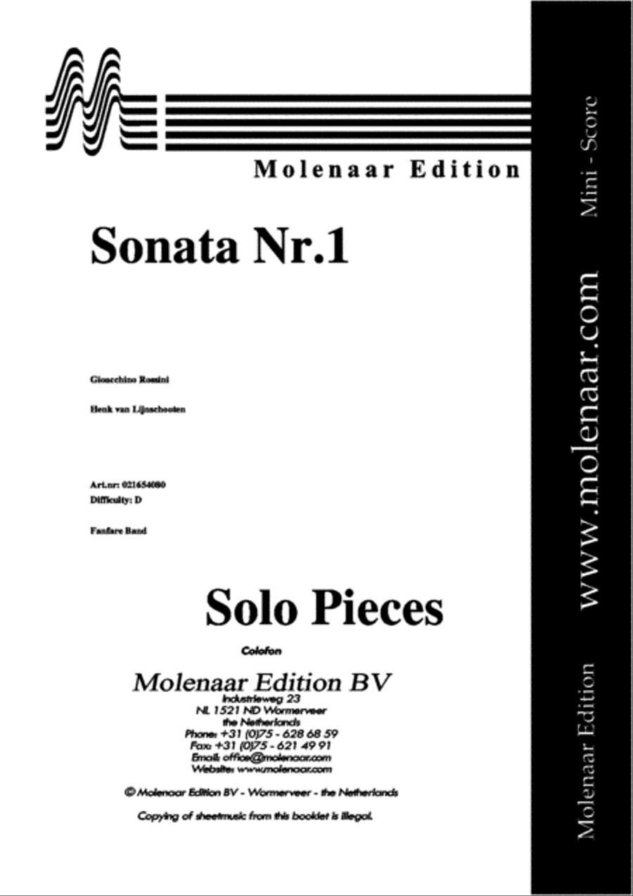 Sonata no.1 Sonata no.1 Fanfare Band scores gallery preview page 2