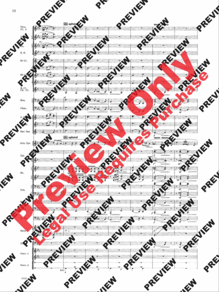 Le Carnaval de Venise Concert Band scores gallery preview page 11
