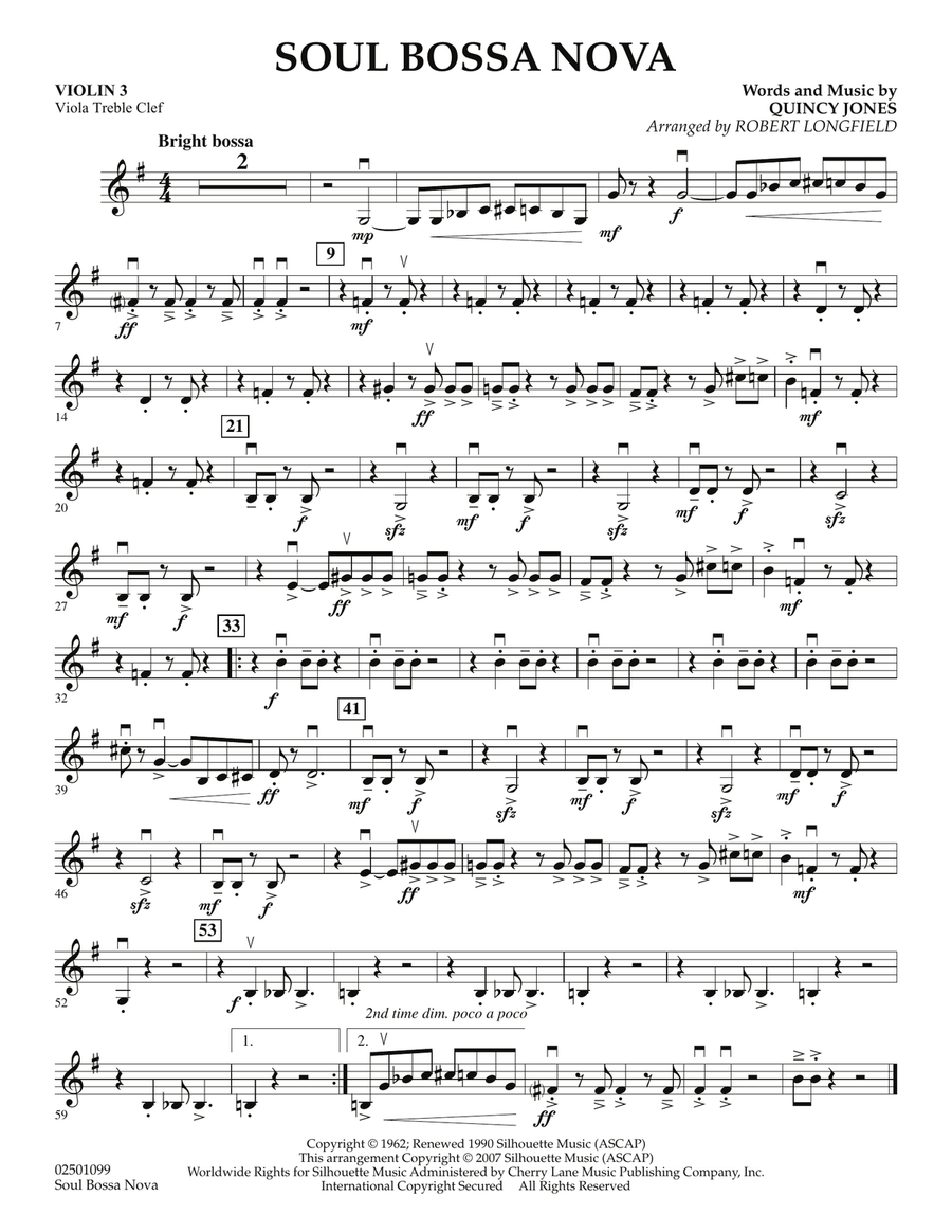Soul Bossa Nova Orchestra scores gallery preview page 1