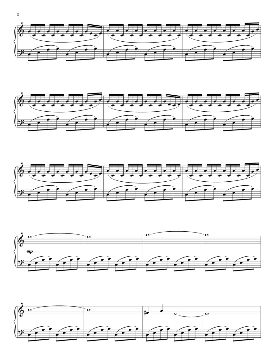 Tórshavn Piano Solo scores gallery preview page 2