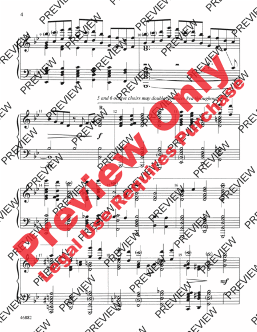 All Praise and Glory All Praise and Glory Handbell Choir scores gallery preview page 4