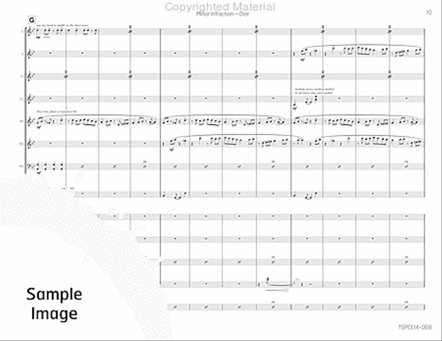 Minor Infraction Percussion Ensemble scores gallery preview page 14